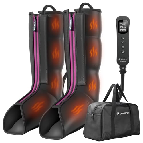 QUINEAR Heated Leg Compression Massager for Circulation FSA HSA - image 1