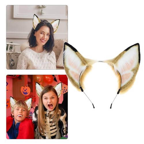 Serre-tête oreilles de chien pliable accessoire modulable pour fête - 2