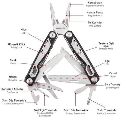 İzeltaş Multi Tool 15 Fonksiyonlu 155 MM - 14000005270
