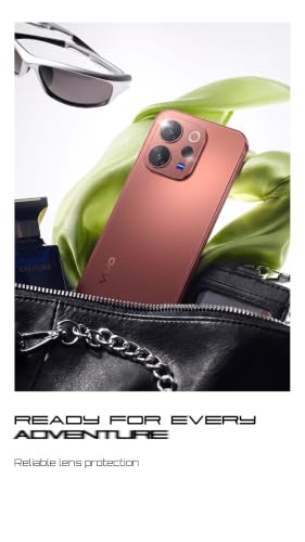 Image of Lensarmor Compatible with Vivo V70 / Vivo V70 Elite Brown Camera Lens Protector - Premium 9H Tempered Glass, Anti-Reflective Coating, Military-Grade Protection & Case-Friendly Design