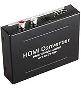 Extracteur HDMI Audio 4K x 2K,Ozvavzk Convertisseur HDMI vers HDMI Vidéo Extractor Audio SPDIF/Op...