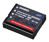 casio exilim zr100 bedienungsanleitung Casio NP-130, Lithium-Ionen-Akku, 1800 mAh, 3,7 V, EXILIM EX-ZR100, Weiß