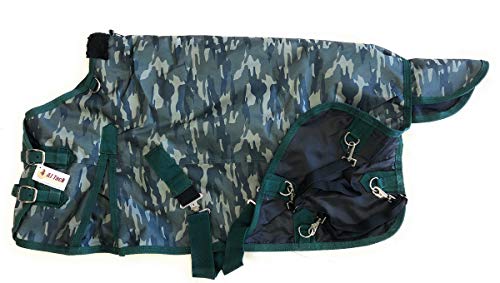 AJ Tack Miniature Horse Donkey Turnout Winter Blanket 1200D Waterproof 300g Medium Weight Camouflage 48 - Thumbnail 3