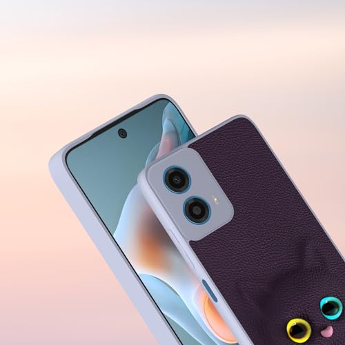 Pikkme Store Pikkme Cat Cover for Moto G34 5G (Purple) - Image 7