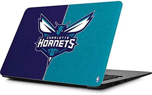 Skinit Decal Laptop Skin Compatible with MacBook Air 11.6 (2010-2017) - Officially Licensed NBA Charlotte Hornets Canvas Design