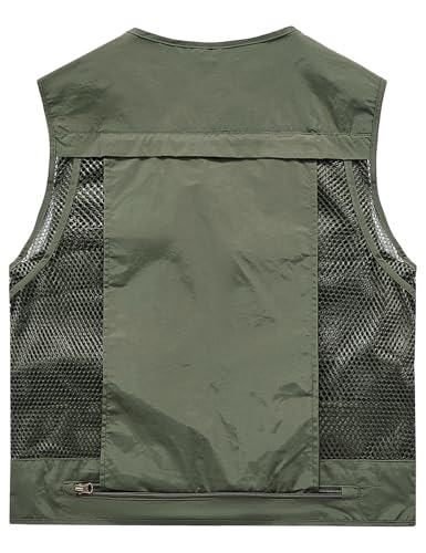 Chaleco de pesca para hombre Sukany con multibolsillos exterior 6
