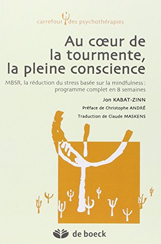 Au cœur de la tourmente, la pleine conscience - MBSR, la réduction du stress basée sur la mindfulness : programme complet en 8 semaines