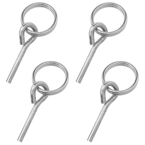 Lovelysp Tent Pole Connectors Tent Pin & Ring Replacement Tent Accessories for Tent Items 4PCS