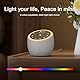 Hotmoon White Noise Machine, Einschlafhilfe Babys Erwachsene mit 40 Klänge, Weißes Rauschen Sound Machine USB mit 8 Farben Nachtlicht, Timer, Klangtherapie für Kinderzimmer Schlafhilfe Büro Geschenk