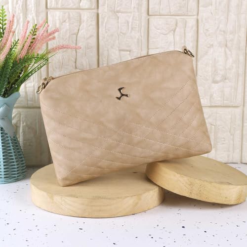 Mochi Women's Faux Leather Quilted Sling Bag with Adjustable Strap 2 41qhbsZXDLL. SL500