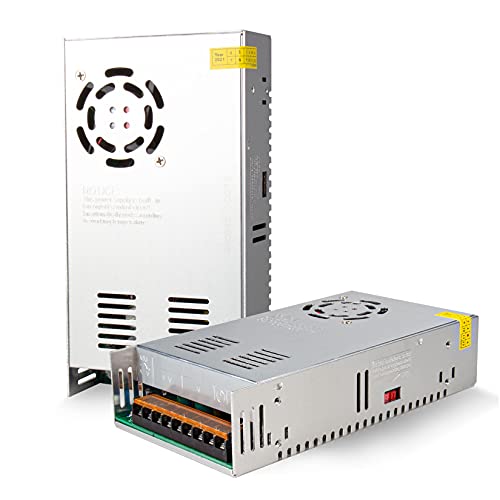 REALSUN 48V 10A Universal Switching Power Converter Adapter Transformer Regulated Supply AC to DC LED Driver 480w for CCTV Radio Computer Project