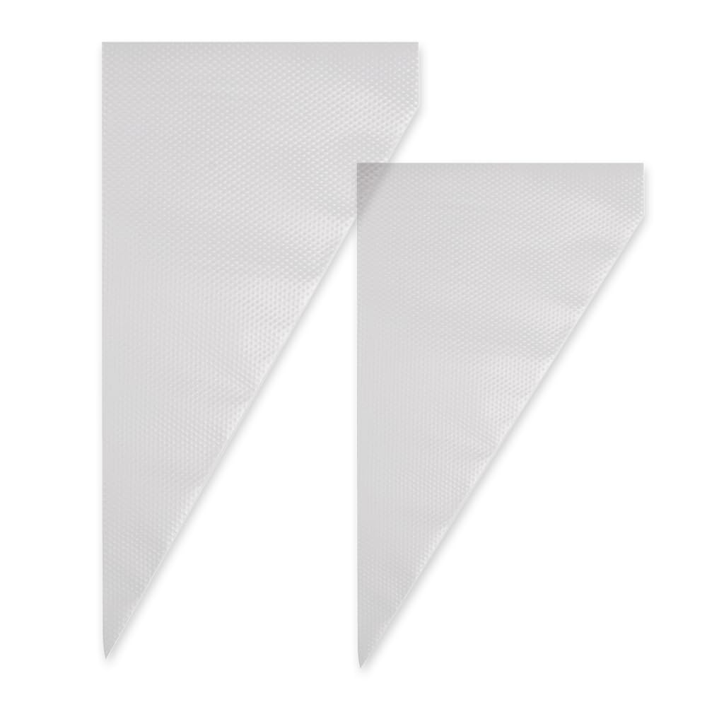 FRANZ MENSCH 2000 Stück Hygonorm Spritzbeutel, geprägt | HDPE, L: 36cm, transparent, B: 22cm, 35my, Spritztüten, Spritzbeutel, Dekorieren