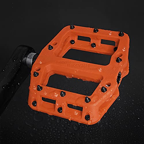 Mzyrh Mountain Bike Pedal 9/16" 3 Sealed Bearings Lightweight Non-Slip Nylon Fiber Bicycle Platform Pedals For Road Bmx Mtb #TOP7
