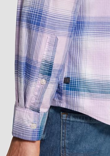 s.Oliver Regular Fit: Kariertes Hemd aus Baumwollstretch mit Brusttasche