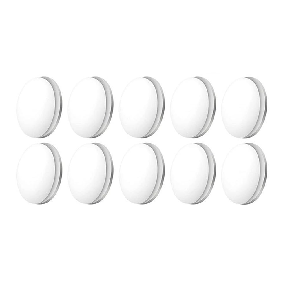 Lrtzizy White 10Pcs Magnetic Curtain Weights Drapery Weights Magnet Shower Curtain Weights Bottom For Tablecloth Curtain,