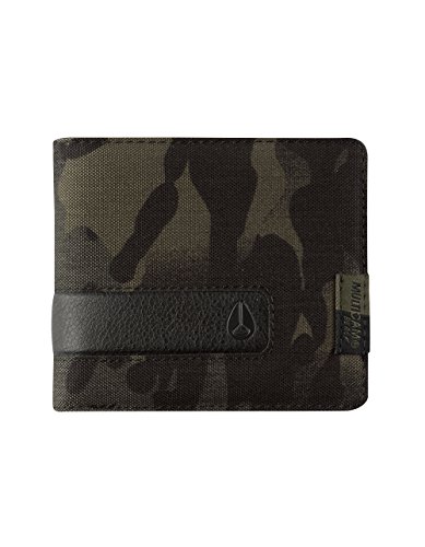 NIXON Showoff Camo Wallet, Black Combo