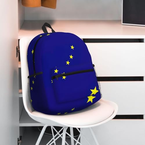 Sac à dos Alaska WURTON noir polyvalent décontracté taille unique