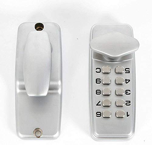 YIYIBYUS Password Door Lock Knob Keyless Keypad Lock Entry Digital Mechanical Combination Lock Deadbolt Door Lock Knob