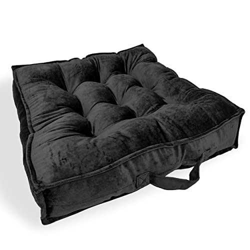 Meishida Cojín Suelo Grande, Cojín para Sillón de Jardín en Tela Terciopelo Suave, Asiento Suelo...