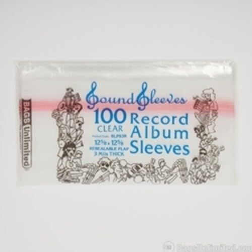 Bu Slpsr3 LP Jacket Sleeve Resealable 100 Cnt Clr - Bags Unlimited SLPS3R - 12 LP IN LP Jacket Sleeve - Resealable - 100 Count