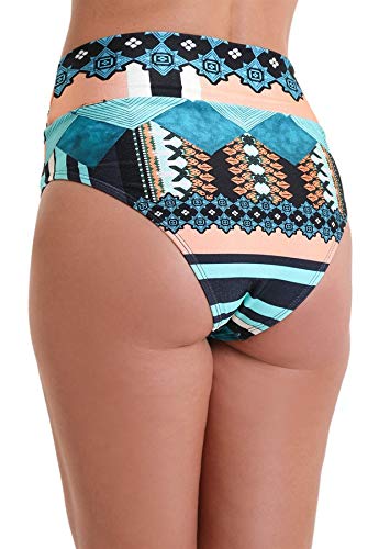 Calcinha Biquíni Avulso Hot Pants Tulum - Estampa Azul Tulum - GG