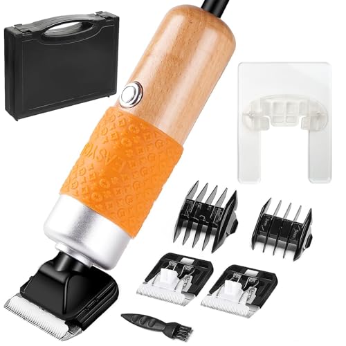 Tapijttrimmer Van 200 W - 6 Instelbare Snelheden En Minder Trillingen - Ideaal Voor Het Knippen, Trimmen En Scheren Van Tapijten - Inclusief Verbeterde Scheergids,Orange