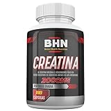Creatina Monohidratada en Cápsulas - 3000mg de Creatina Pura por Dosis - 180 Cápsulas por Botella - Aumenta la Fuerza y la Masa Muscular - Queratina Muscular - Ideal para Deportistas y Culturistas