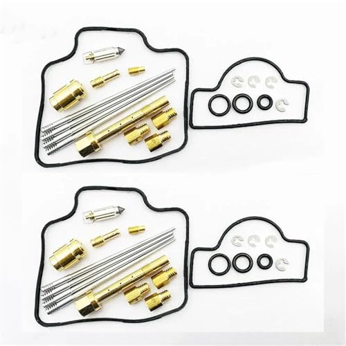 Kit de reparación de carburador para moto Suzuki RGV250 Gamma VJ21 1988-1991 con junta y flotador 2