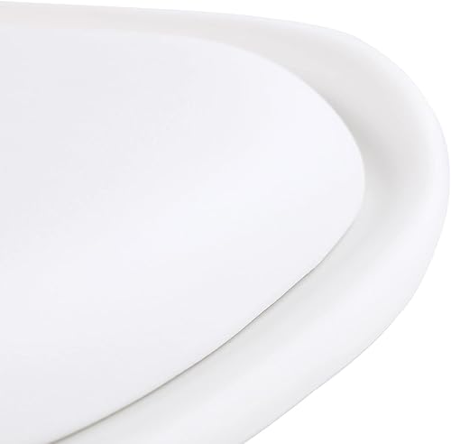 Miniatura 6 de Juego de 6 sillas blancas de comedor, sala de estar, dormitorio, sillas de café con cómodo cojín y patas de madera maciza, fáciles de montar y