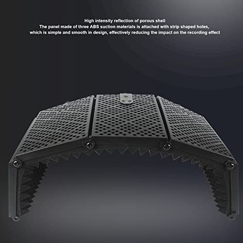 Microphone Isolation Shield, Recording Microphone Isolation Shield Folable Mic Shield Microphone Sound Insulation Shield - Image 2