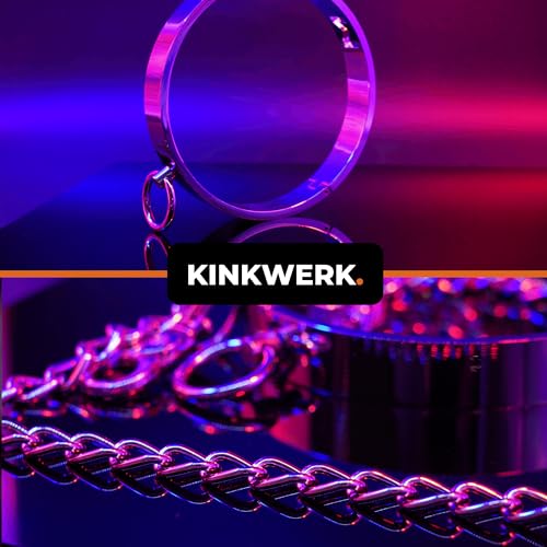 KINKWERK Edelstahl Halsband Halsfessel | Stilvolles BDSM-Sexspielzeug mit O-Ring für Männer, Frauen und Paare (⌀ 120mm)