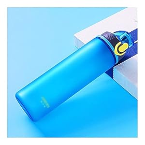Waterfles Waterfles Sportfles Flip Top Travel Jug Plastic Waterflessen voor Outdoor Sport Camping Kantoor Wandelingsfles (Capaciteit: 750 ml, Kleur: Blauw)