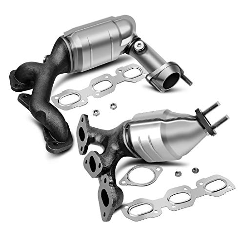 Catalytic Converters Compatible with 01-07 Ford Escape | 01-06 Mazda Tribute | 05-07 Mercury Mariner 3.0L V6 Bank 1 and Bank 2 (EPA Compliant)