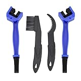 Lajiakoy Limpiador de Cadena de Bicicleta, Kit de Cepillo de Limpieza de Bicicletas para Todos los Tipos de Bici (4 piezas)