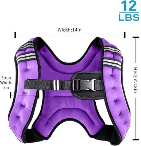 Image of Henkelion Weighted Vest Weight Vest for Men Women Kids Weights Included, Body Weight Vests Adjustable for Running, Training Workout, Jogging, Walking