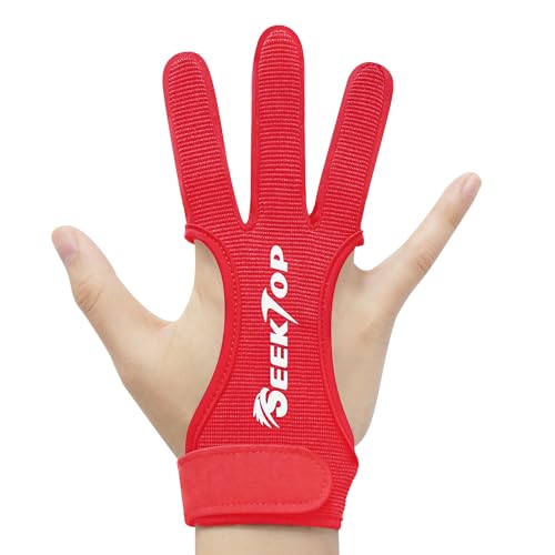 Seektop Archery Gloves Shooting Hunting Leather...