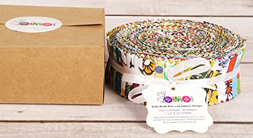 Tissus strips rouler de coton pour réussir vos assemblages de patchwork sans couper - 6