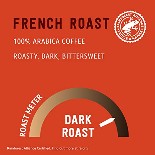 Happy Belly French Roast Compostable Coffee Pods (Dark Roast), Compatible with K-Cup Brewer, 96 Count - image 3
