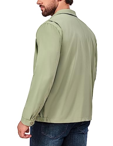 Little Donkey Andy Men's Lightweight Windbreaker Casual Jacket Spring Fall Softshell Outwear for Hiking Travel3