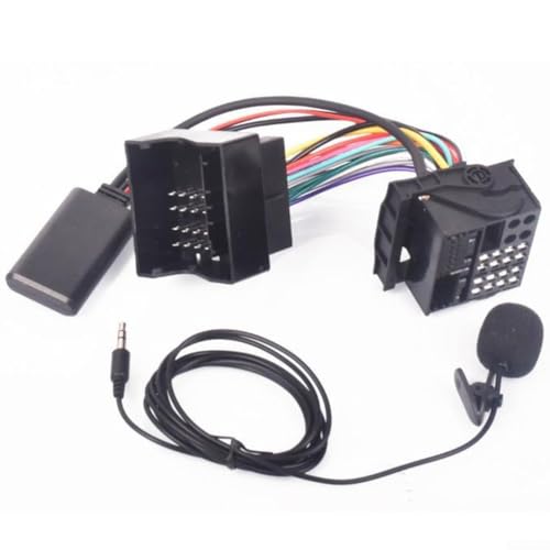 Cavo adattatore audio AUX con microfono esterno per Opel CD30 CDC40 CD70 DVD90 compatibile con Astra Corsa Meriva Vectra e Zafira 2003-2010