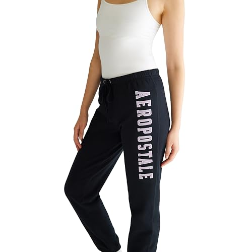 AEROPOSTALE Women's Aero Logo Cinch/Jogger Pant-Arches4