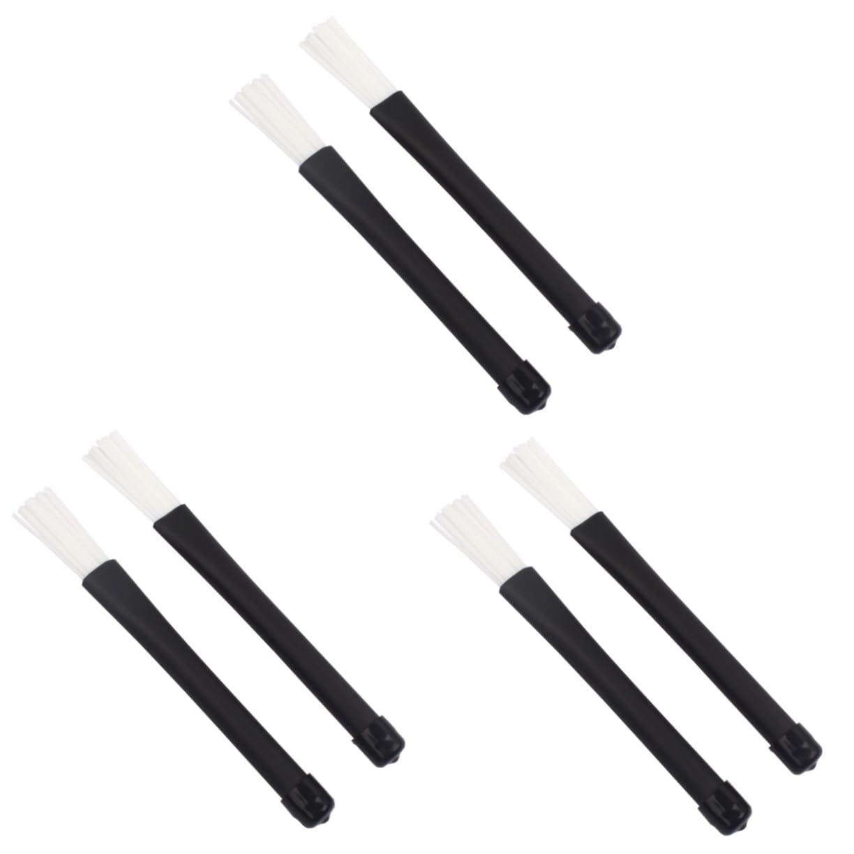 VICASKY Par De 3 Piezas palos de cepillo para cajas de percusion instrumentos percusion Instrumentos de percusión percusion instrumentos batería cepillo para tambores