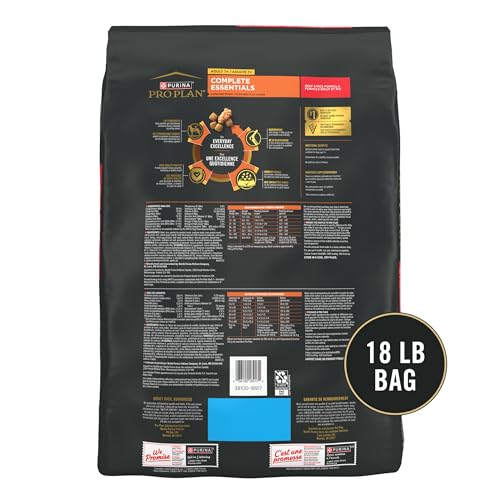 Image of Purina Pro Plan Adult 7 Plus Complete Essentials Senior Dry Dog Food, 18 lb | Shredded Blend Beef & Rice, 29% protein, supports muscle and joint health in senior dogs