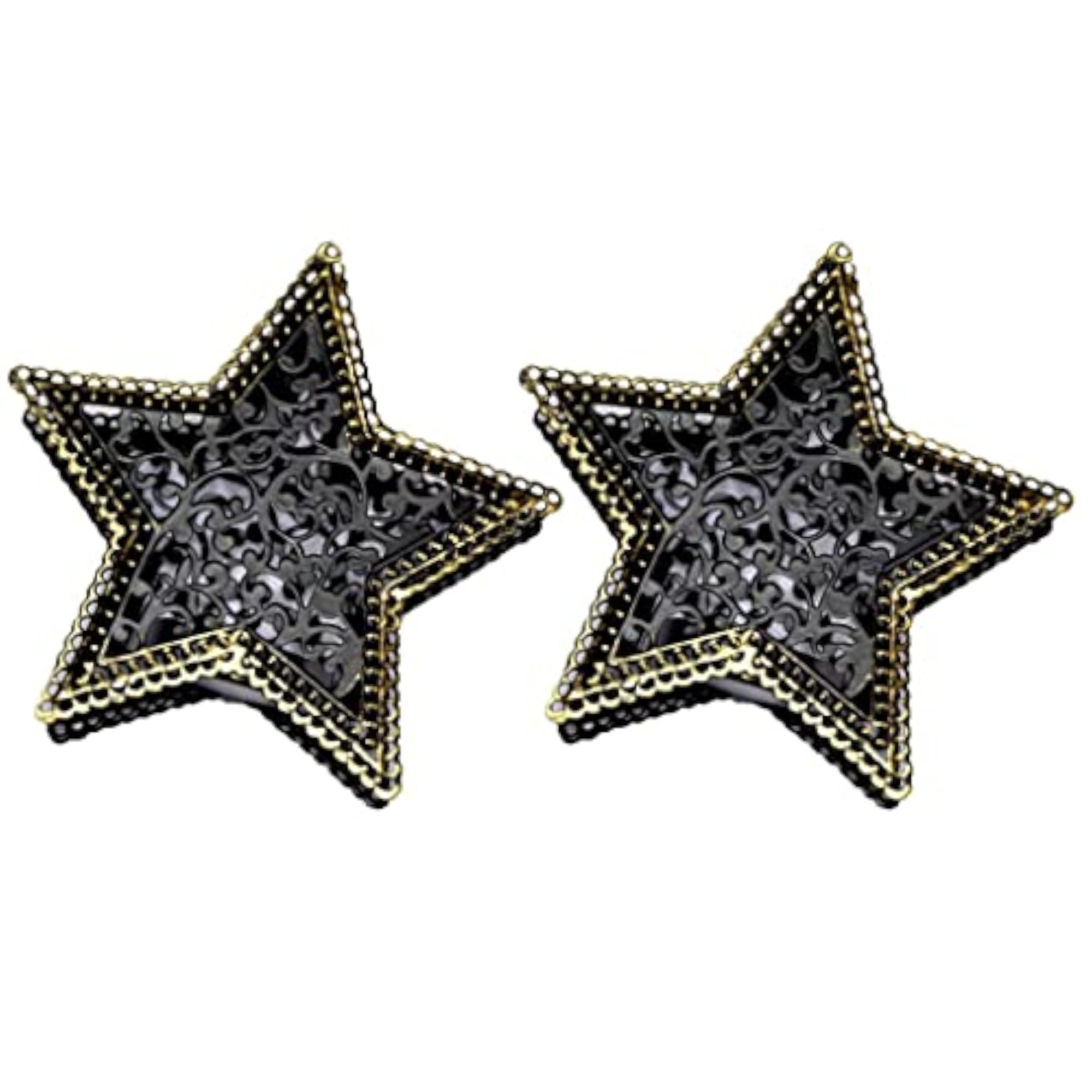 3D Hollow Star Moroccan Candlestick Tea Light Holder