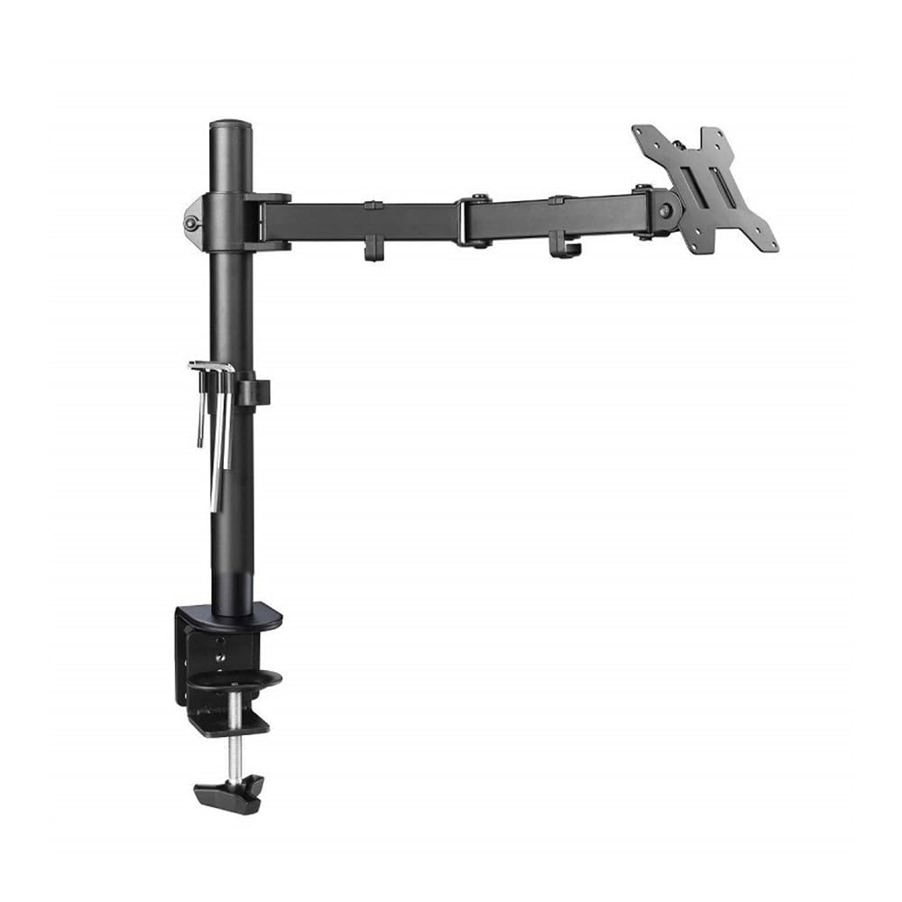 SaryEdge Height - Adjustable Monitor Stand Arm Single-screen monitor stand Single-arm computer stand lift base screen swivel Wall -Mounted Monitor Stand Arm,