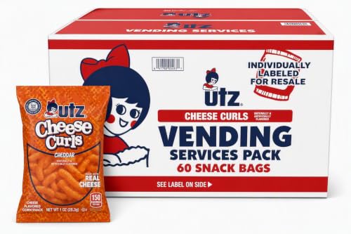 Utz Baked Cheddar Cheese Curls, 1 oz Bags...