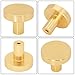 HANIHUA 24 Pack Gold Cabinet Knobs Dresser Knobs, Brushed Brass Kitchen Cabinet Knobs Drawer Knobs, Gold Knobs for Cabinets and Drawer Pulls Cabinet Hardware