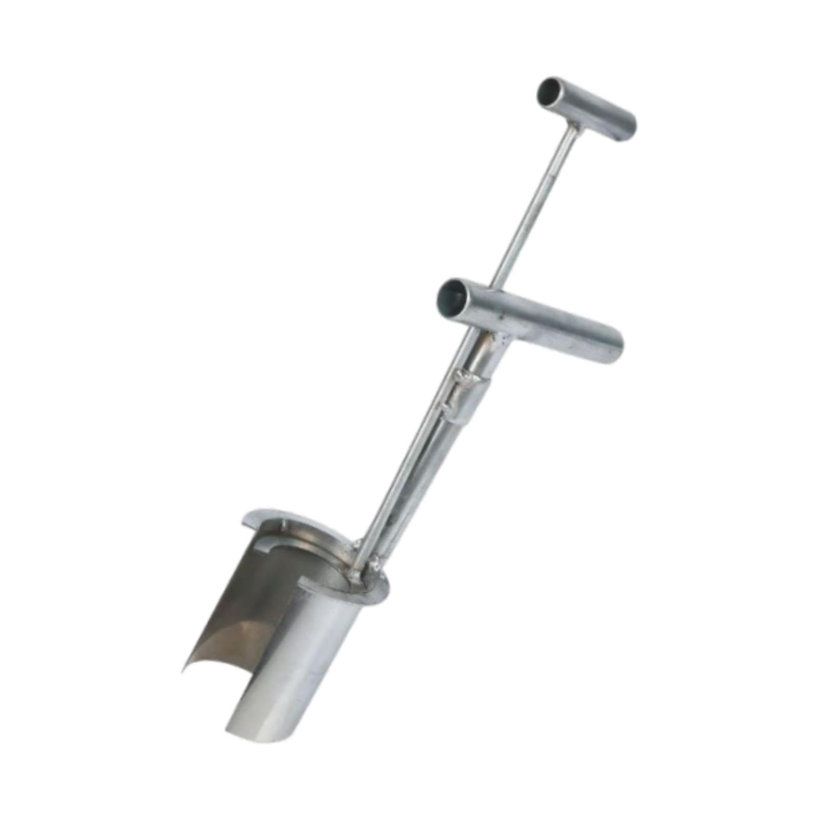 Bulb Planter Tool Stainless Steel with Handle Ergonomic,Silver Garden Tools Accessories,for Transplanting,Planting Garden