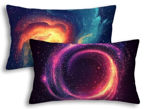 Fundas cojines 40x80 abstracto para decoracion hogar juego de 2 fundas de almohada rectangular 2