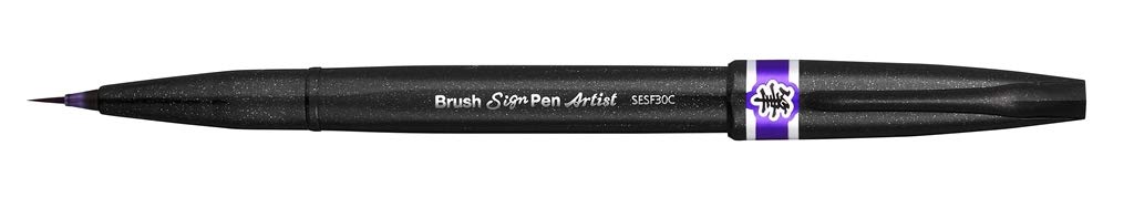 Pentel Touch Brush Sign Pen Artist - Violet / Single